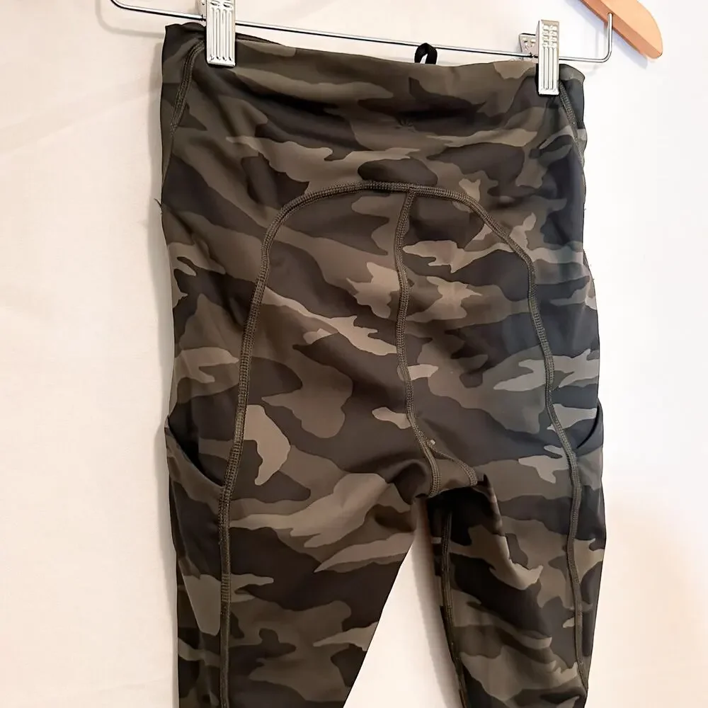 3 FOR $50! 🎁 ATHLETA Ultimate Stash Pocket Camo 7/8 Tight in SuperSonic … - Picture 5 of 6